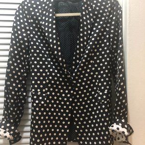 Polka-dot Zara Blazer